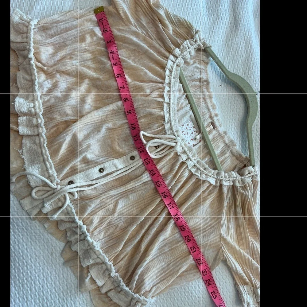 FREE PEOPLE PERFECT DAY NEUTRAL COMBO BOHO TOP
